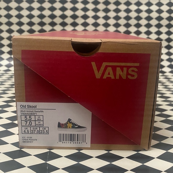 NWT Rasta Multi Animal Vans - Picture 4 of 4